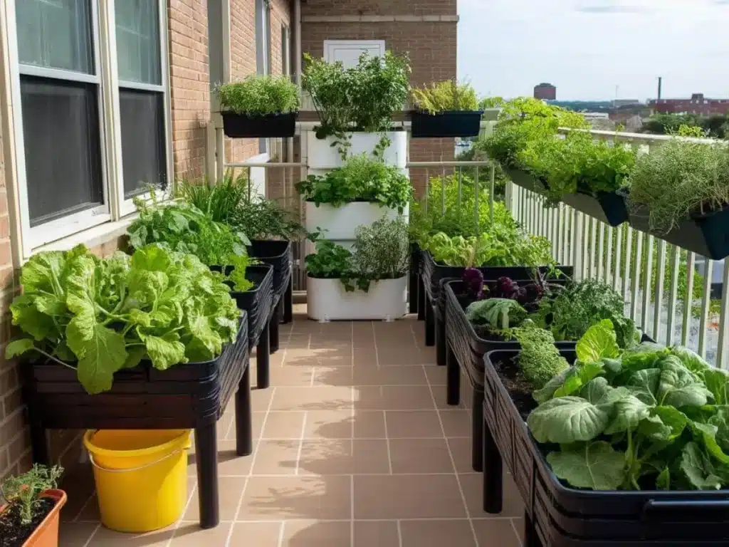 Balcony Vegetable Garden