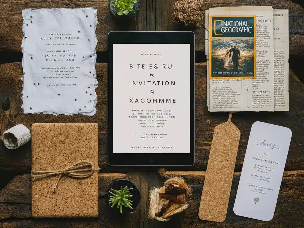 Eco-Friendly Invitation Card Ideas