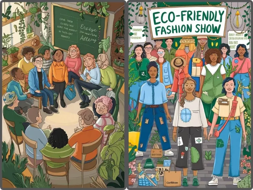 indoor sustainable game ideas Eco-Friendly Fashion Show