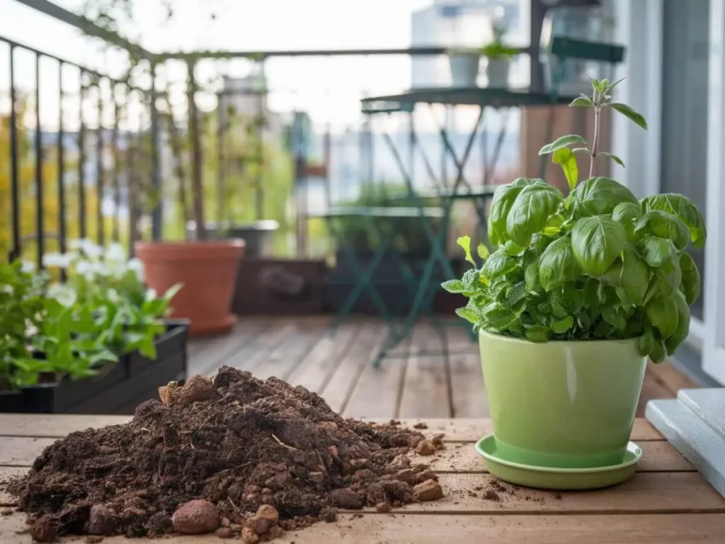 Finished Compost for balcony garden