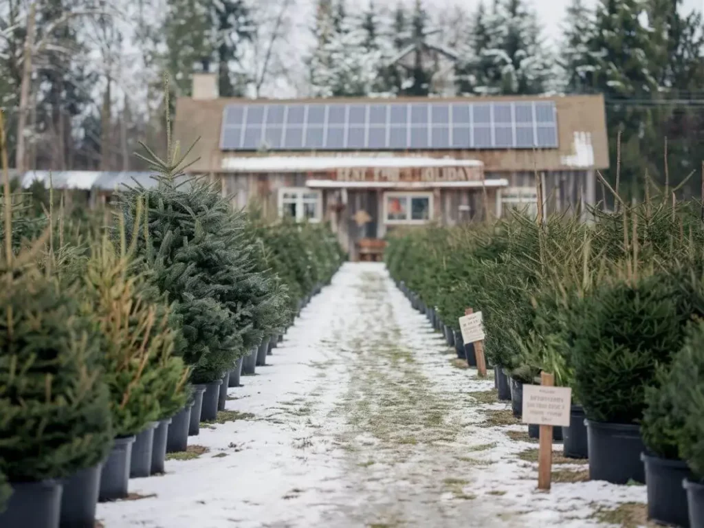 Christmas trees for rent