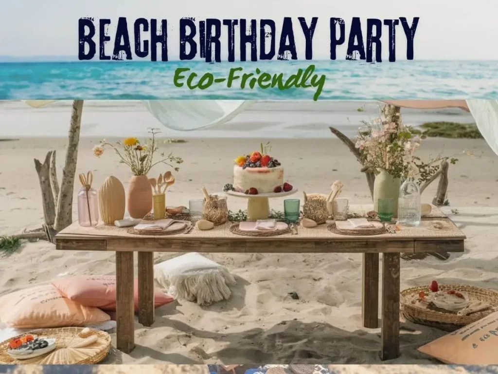 Eco-Friendly Beach Birthday Party