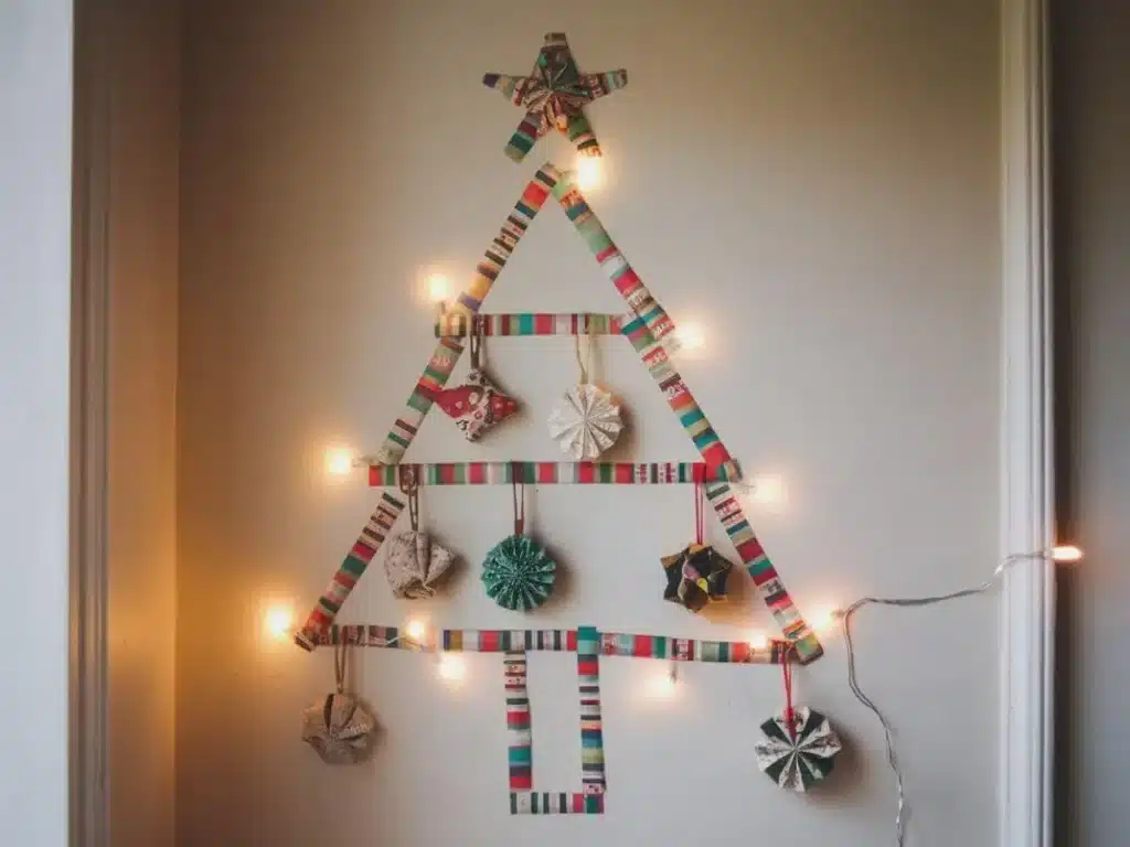 Eco friendly Washi tape Christmas tree