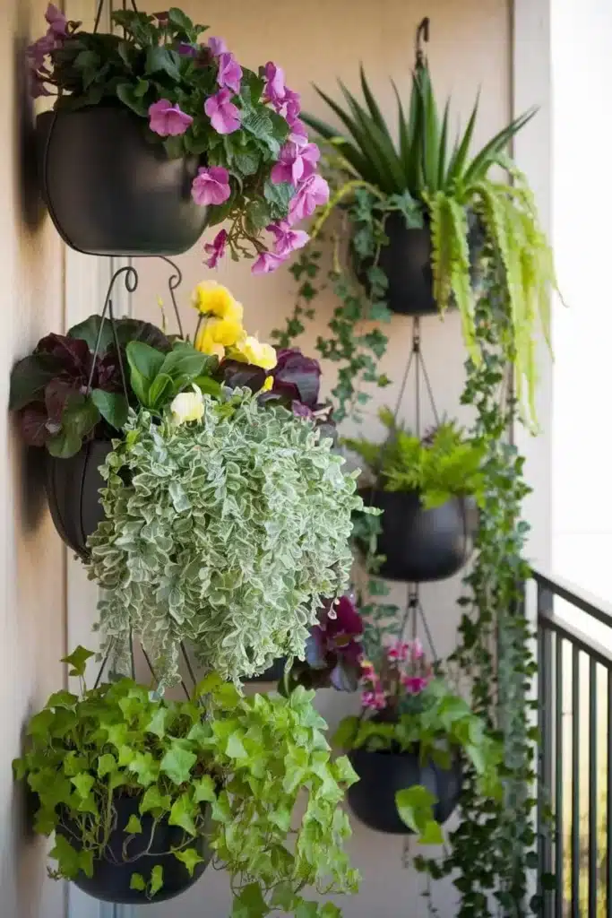 Hanging Baskets balcony vertical garden