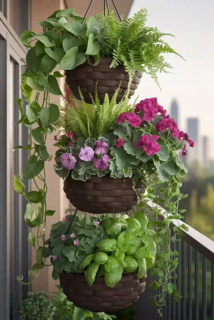 Herbs for Balcony Vertical Garden