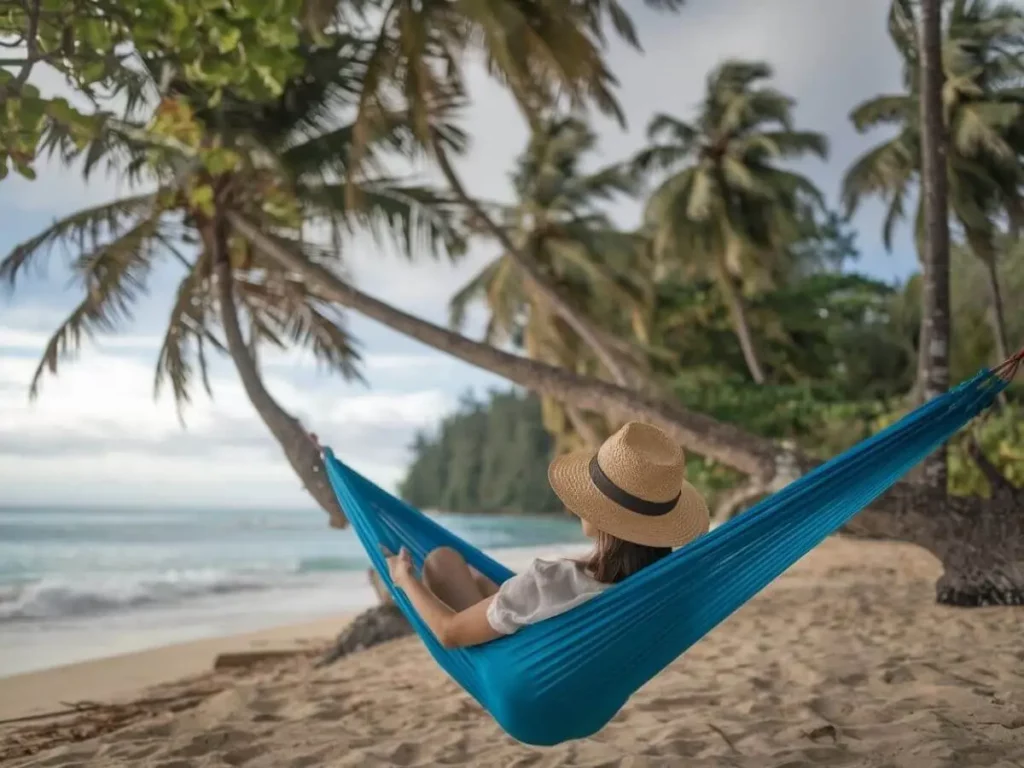 Nylon beach Hammocks