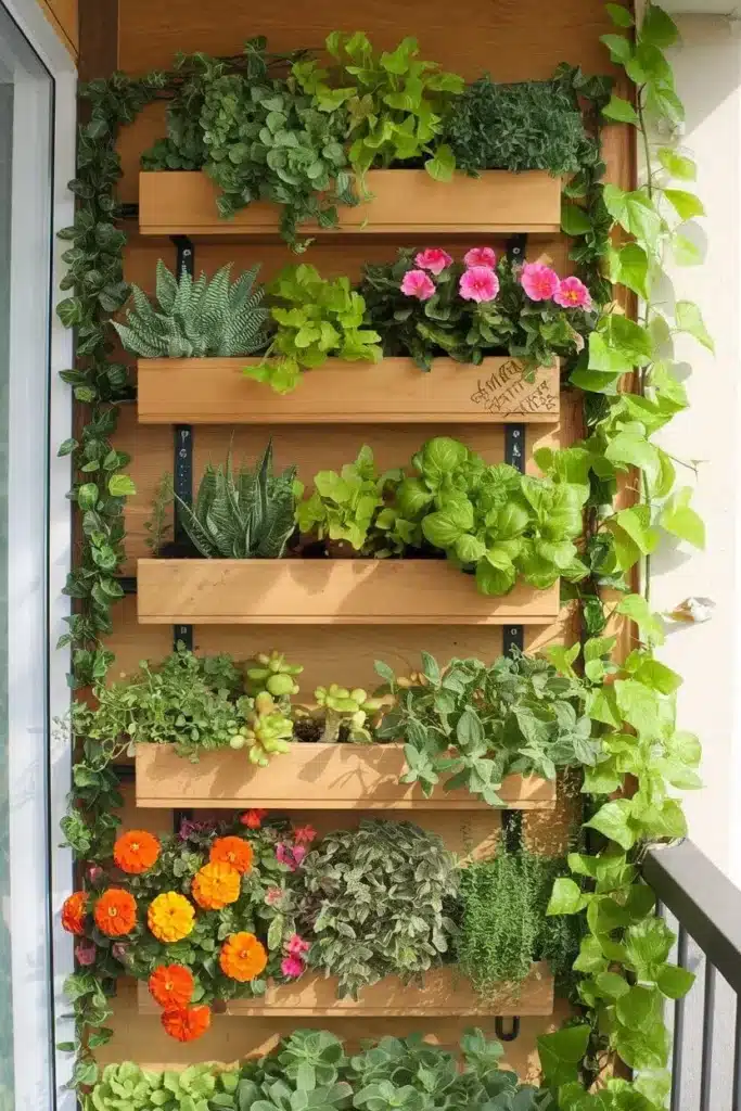 Vegetables for Balcony Vertical Garden