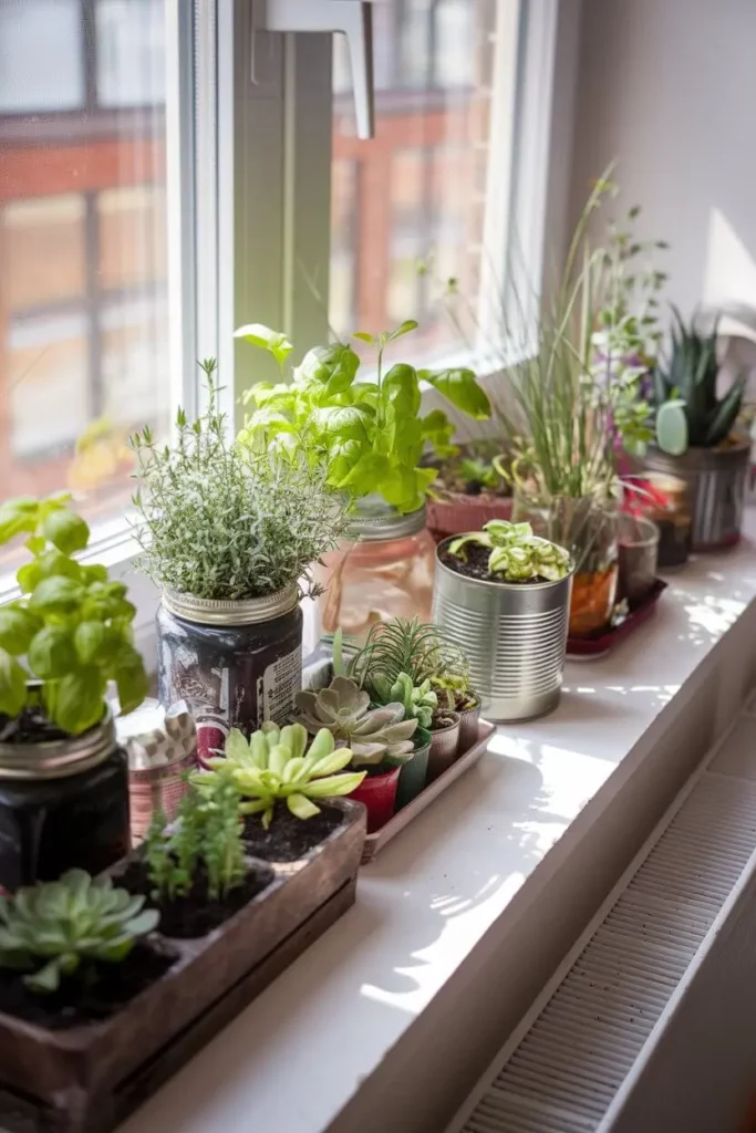 Windowsill Gardening Ideas