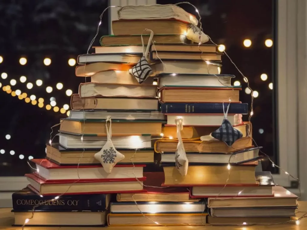 Zero waste Book Christmas Trees