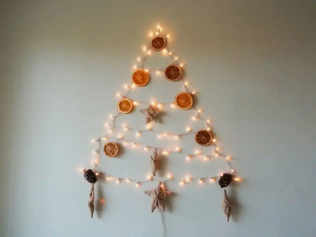 Zero waste LED Light Christmas Tree